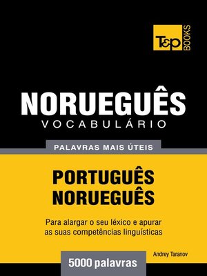 cover image of Vocabulário Português-Norueguês
